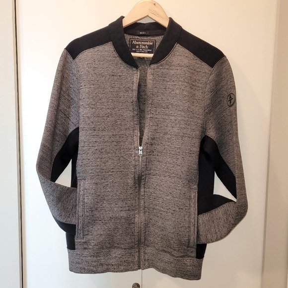 A&F Men's Grey/Blue Jacket - Size L - Picture 1 of 9